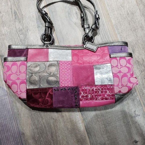 Authentic Coach Patchwork handbag - Picture 1 of 2